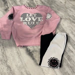 Hope Jeans Sweatshirt Set